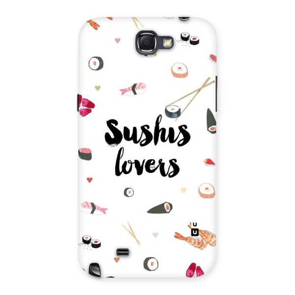 Sushi Lovers Back Case for Galaxy Note 2