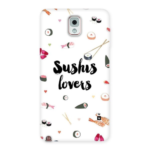 Sushi Lovers Back Case for Galaxy Note 3
