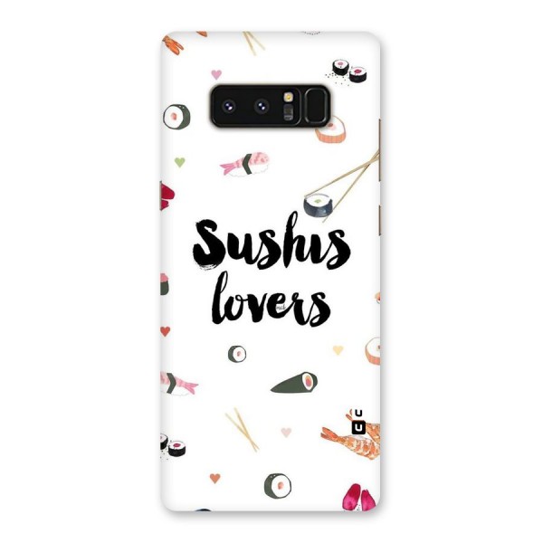 Sushi Lovers Back Case for Galaxy Note 8