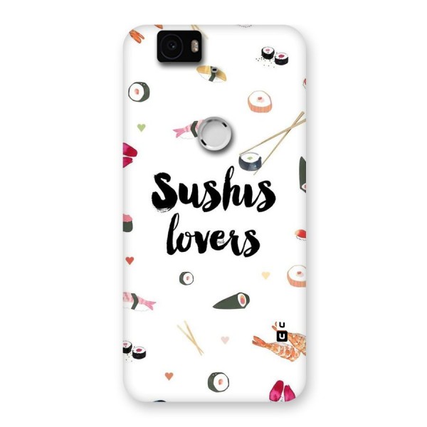 Sushi Lovers Back Case for Google Nexus-6P