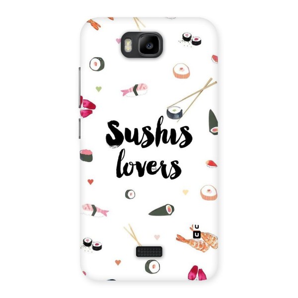 Sushi Lovers Back Case for Honor Bee