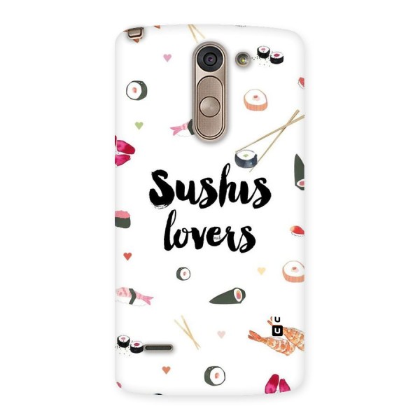 Sushi Lovers Back Case for LG G3 Stylus