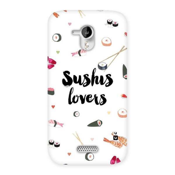Sushi Lovers Back Case for Micromax Canvas HD A116