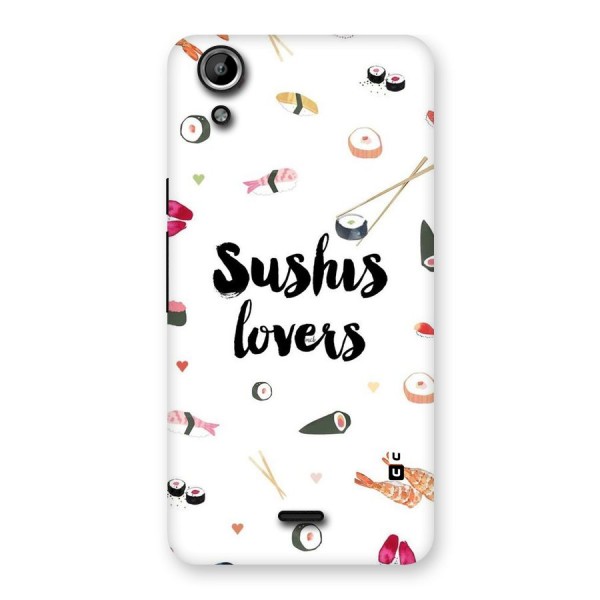 Sushi Lovers Back Case for Micromax Canvas Selfie Lens Q345