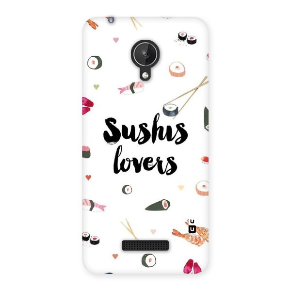 Sushi Lovers Back Case for Micromax Canvas Spark Q380