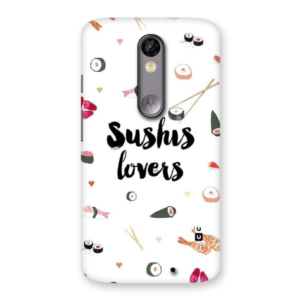 Sushi Lovers Back Case for Moto X Force