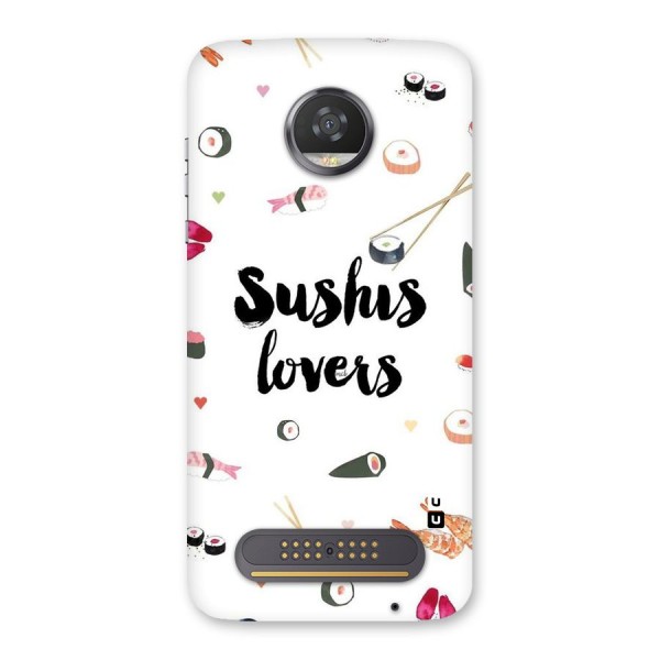 Sushi Lovers Back Case for Moto Z2 Play