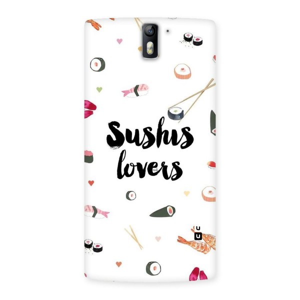 Sushi Lovers Back Case for One Plus One