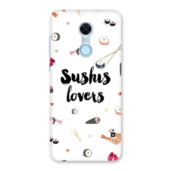 Sushi Lovers Back Case for Redmi Note 5