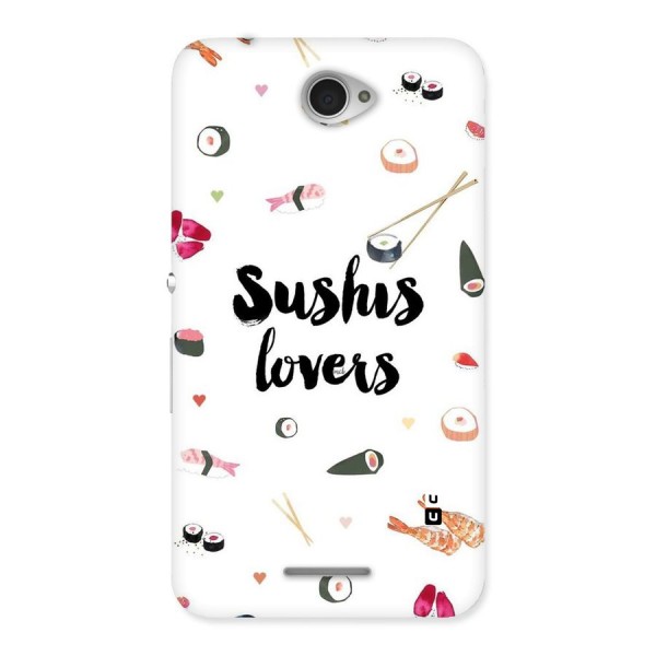 Sushi Lovers Back Case for Sony Xperia E4