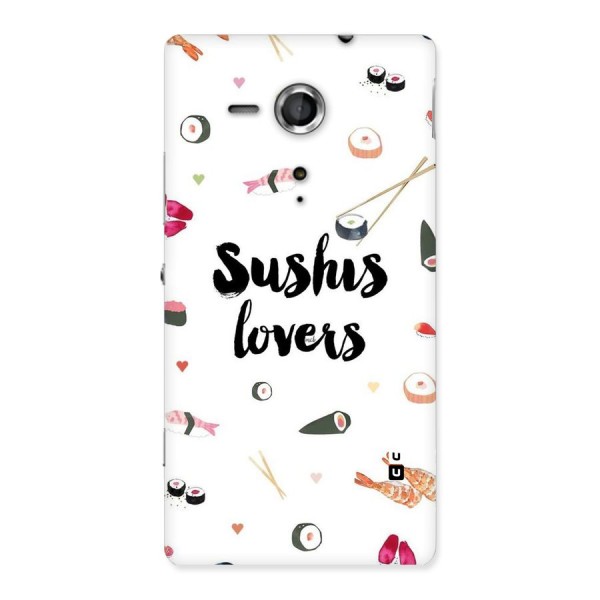 Sushi Lovers Back Case for Sony Xperia SP
