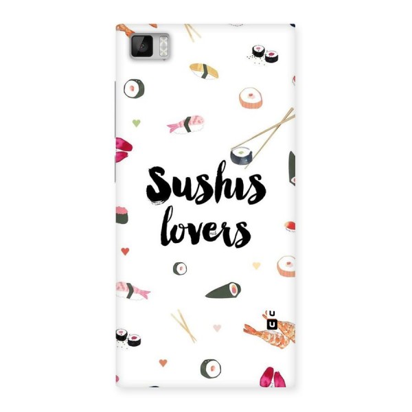 Sushi Lovers Back Case for Xiaomi Mi3