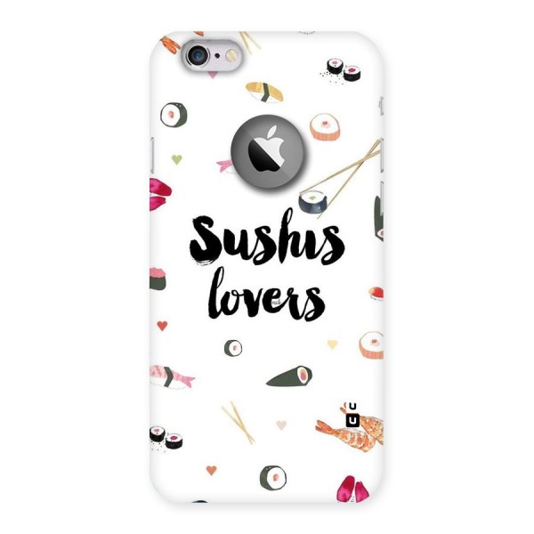 Sushi Lovers Back Case for iPhone 6 Logo Cut