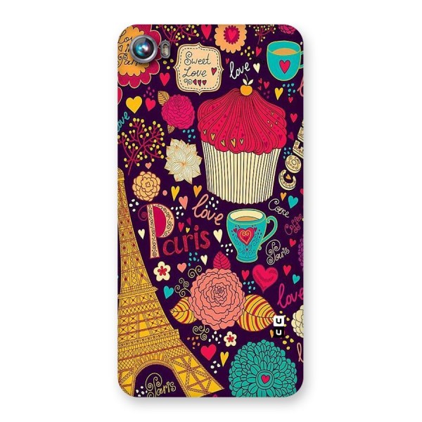 Sweet Love Back Case for Micromax Canvas Fire 4 A107