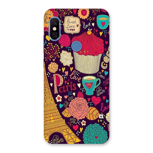 Sweet Love Back Case for Redmi Note 6 Pro