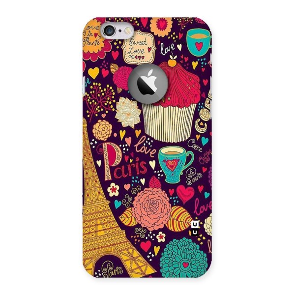 Sweet Love Back Case for iPhone 6 Logo Cut