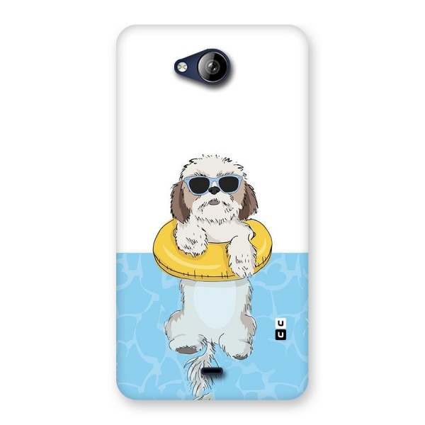 Swimming Doggo Back Case for Canvas Play Q355