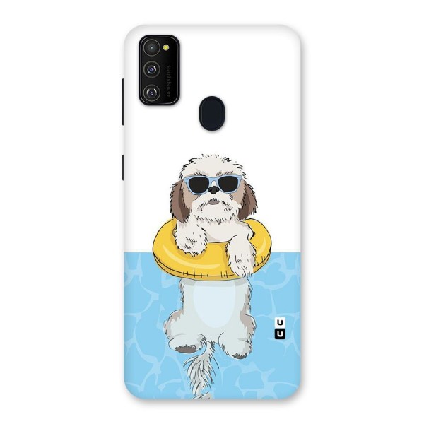 Swimming Doggo Back Case for Galaxy M30s