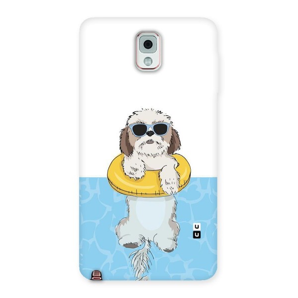 Swimming Doggo Back Case for Galaxy Note 3