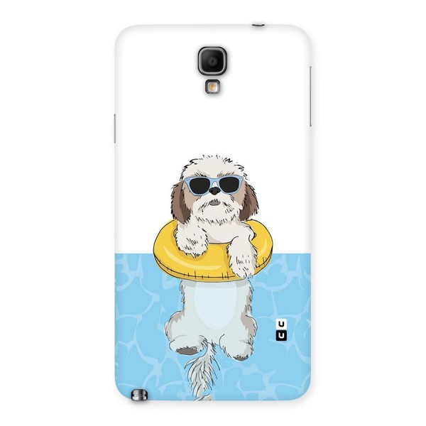 Swimming Doggo Back Case for Galaxy Note 3 Neo