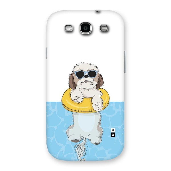 Swimming Doggo Back Case for Galaxy S3 Neo