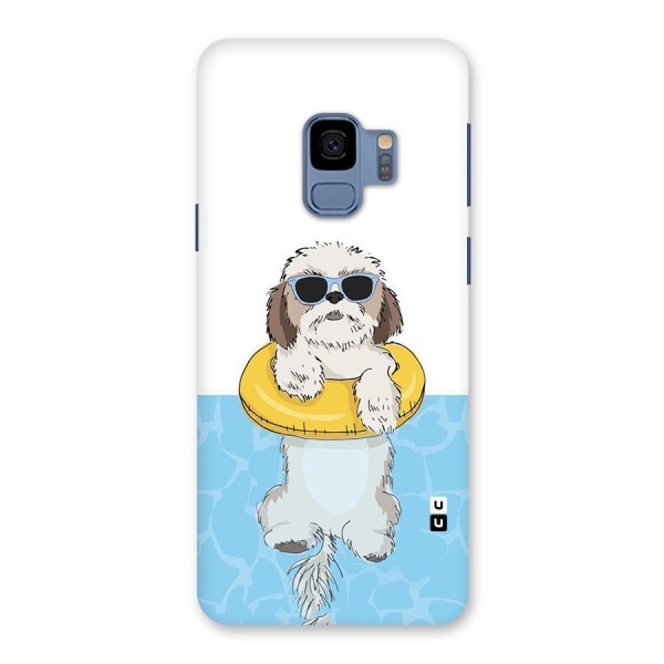 Swimming Doggo Back Case for Galaxy S9