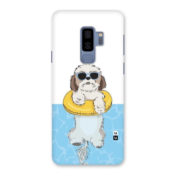 Swimming Doggo Back Case for Galaxy S9 Plus
