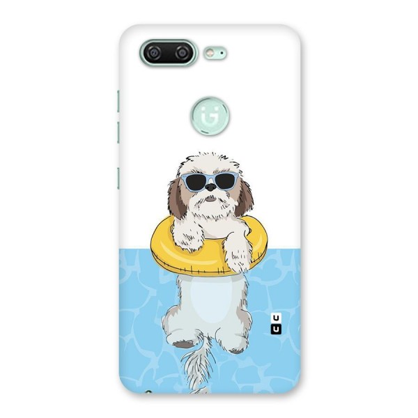 Swimming Doggo Back Case for Gionee S10