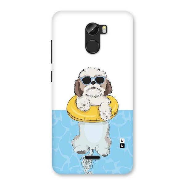 Swimming Doggo Back Case for Gionee X1