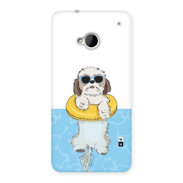 Swimming Doggo Back Case for HTC One M7