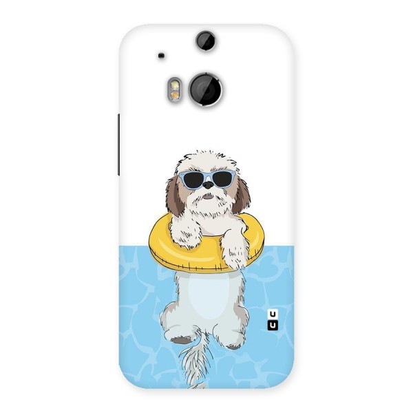 Swimming Doggo Back Case for HTC One M8