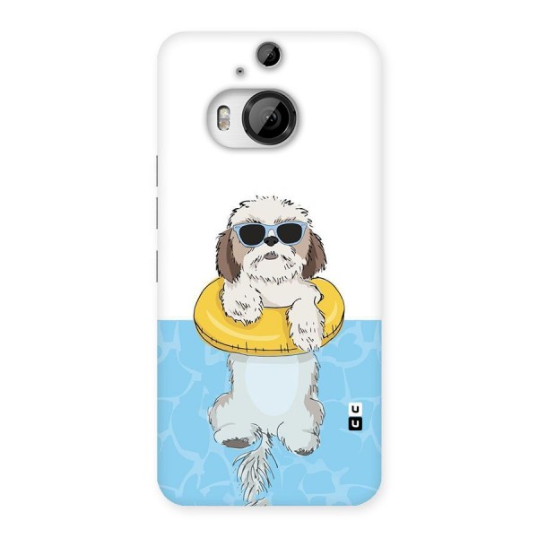 Swimming Doggo Back Case for HTC One M9 Plus
