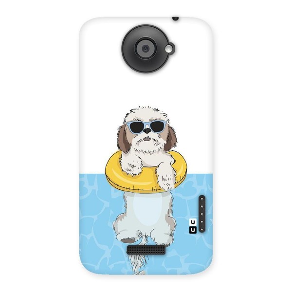 Swimming Doggo Back Case for HTC One X