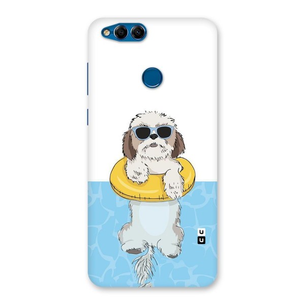 Swimming Doggo Back Case for Honor 7X