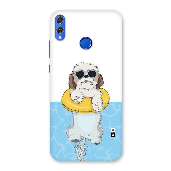 Swimming Doggo Back Case for Honor 8X