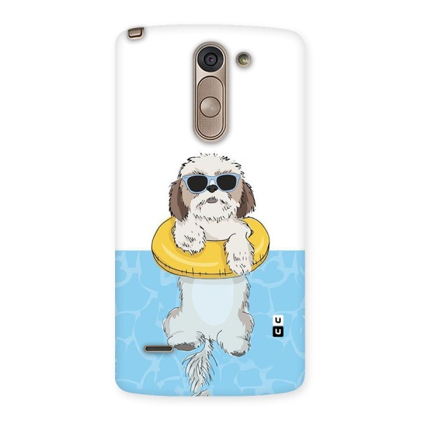 Swimming Doggo Back Case for LG G3 Stylus