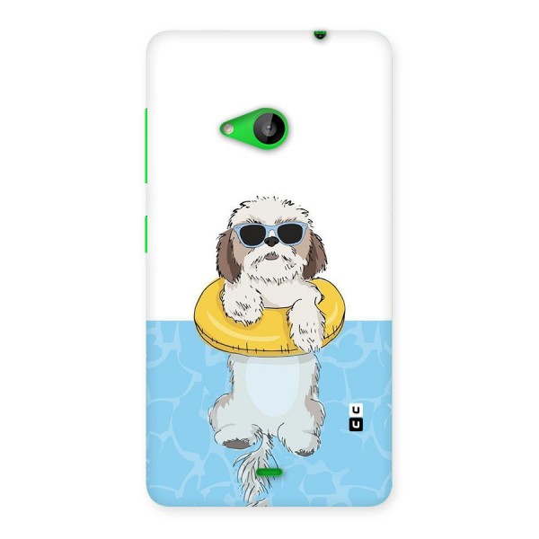 Swimming Doggo Back Case for Lumia 535