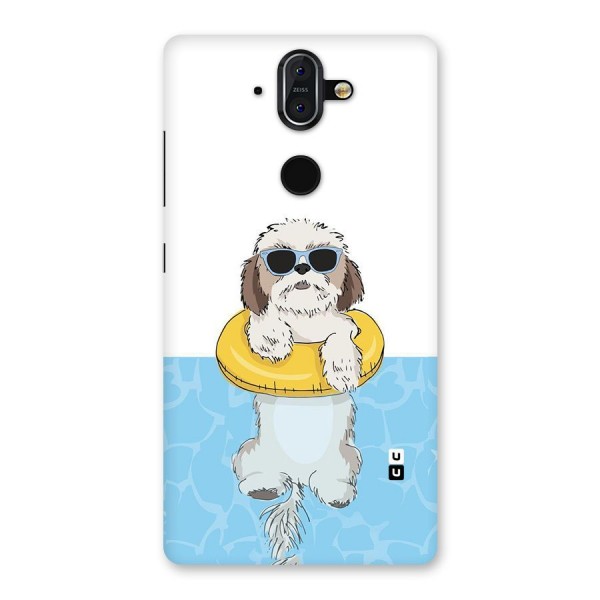 Swimming Doggo Back Case for Nokia 8 Sirocco
