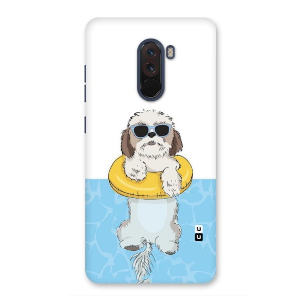 Swimming Doggo Back Case for Poco F1