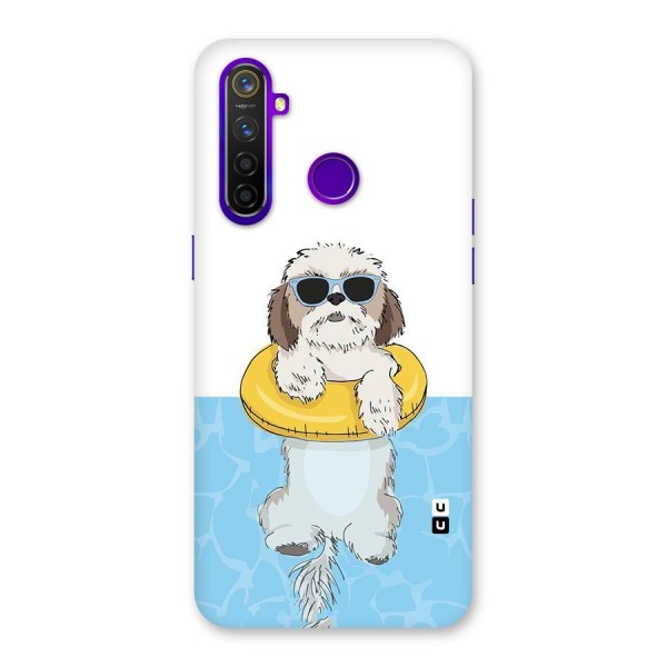 Swimming Doggo Back Case for Realme 5 Pro