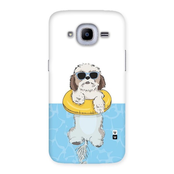 Swimming Doggo Back Case for Samsung Galaxy J2 Pro