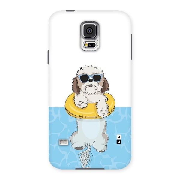 Swimming Doggo Back Case for Samsung Galaxy S5