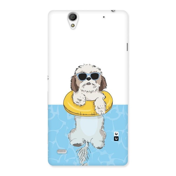 Swimming Doggo Back Case for Sony Xperia C4