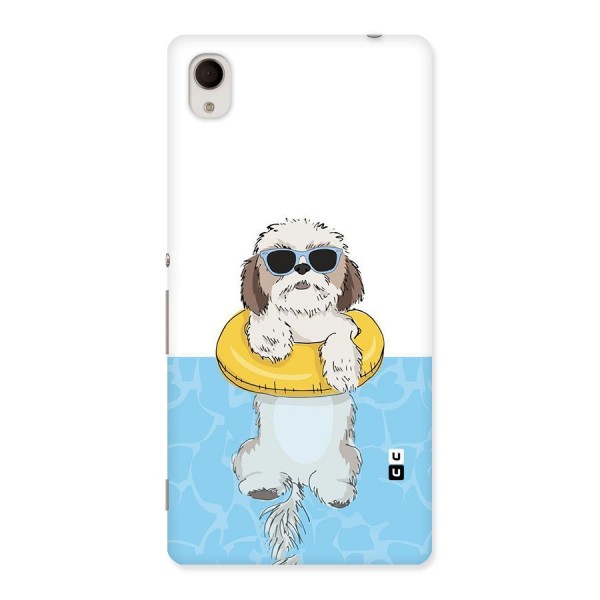 Swimming Doggo Back Case for Sony Xperia M4