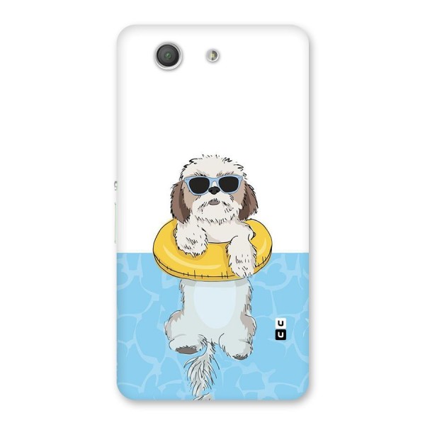 Swimming Doggo Back Case for Xperia Z3 Compact