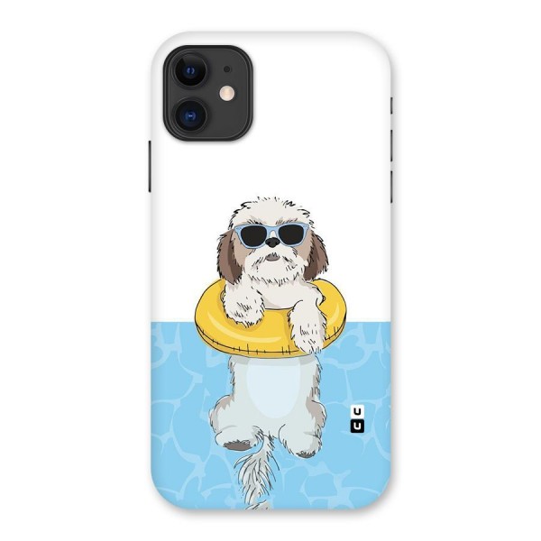Swimming Doggo Back Case for iPhone 11