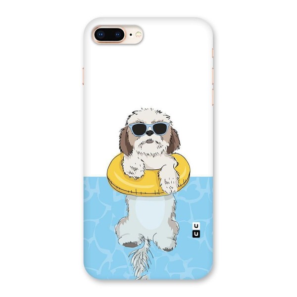 Swimming Doggo Back Case for iPhone 8 Plus