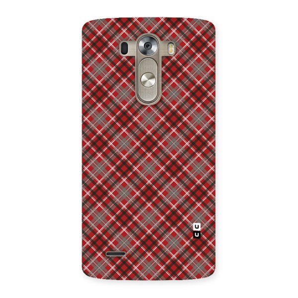 Textile Check Pattern Back Case for LG G3