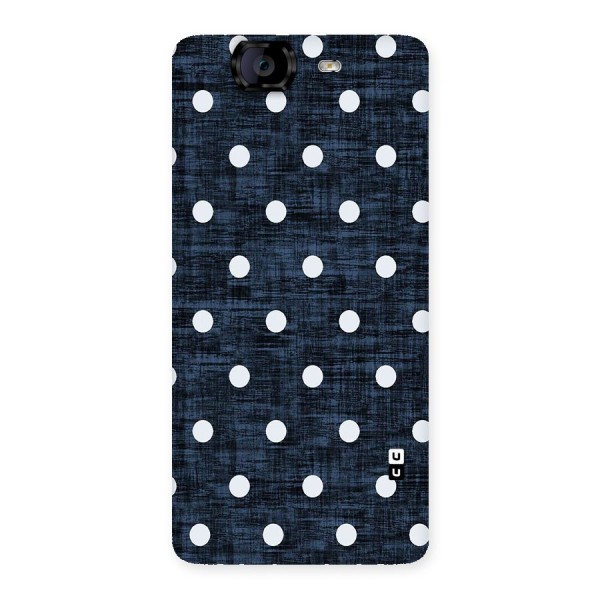 Textured Dots Back Case for Canvas Knight A350