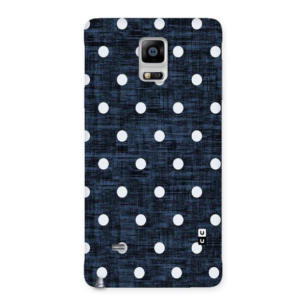 Textured Dots Back Case for Galaxy Note 4